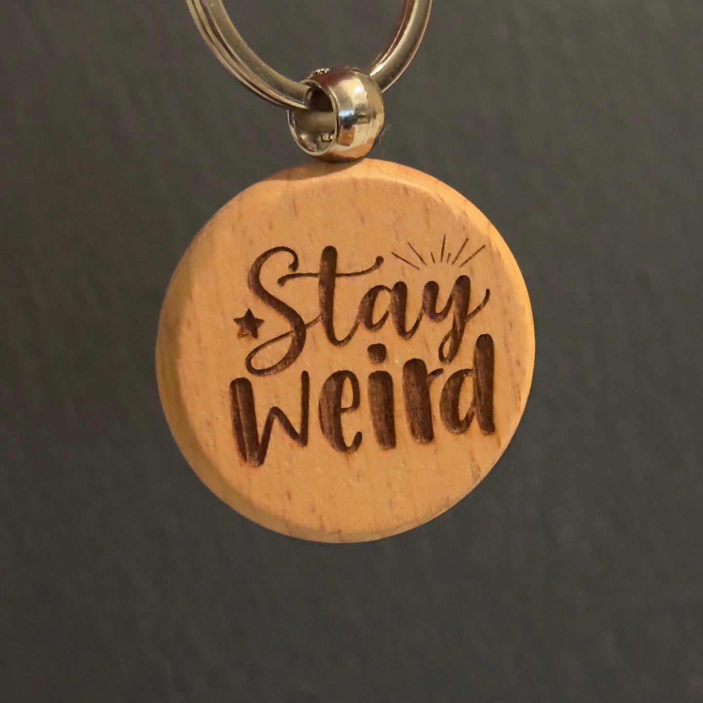 Engraved Wooden Keyring