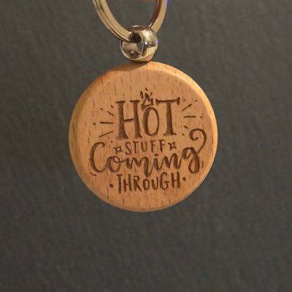 Engraved Wooden Keyring