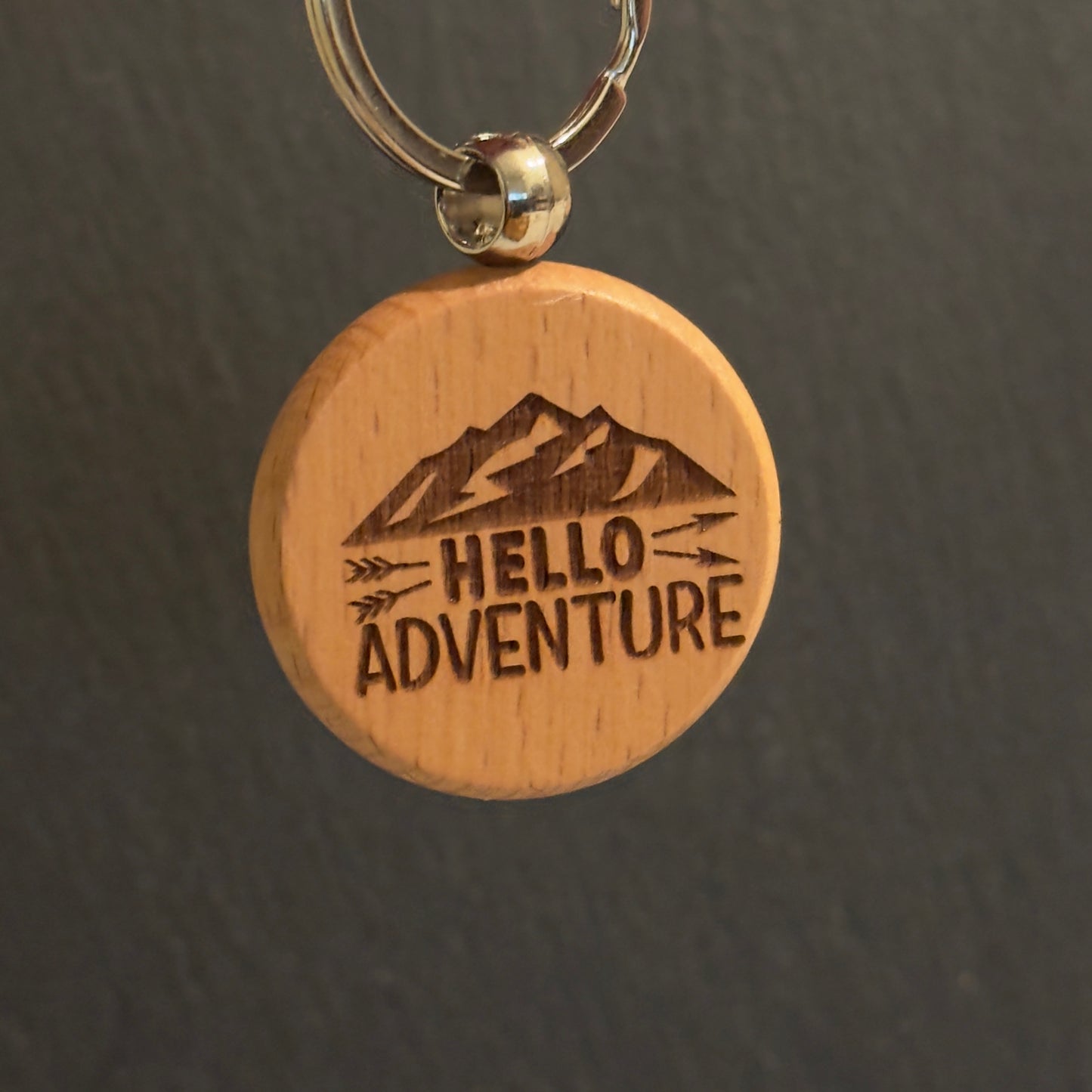 Engraved Wooden Keyring