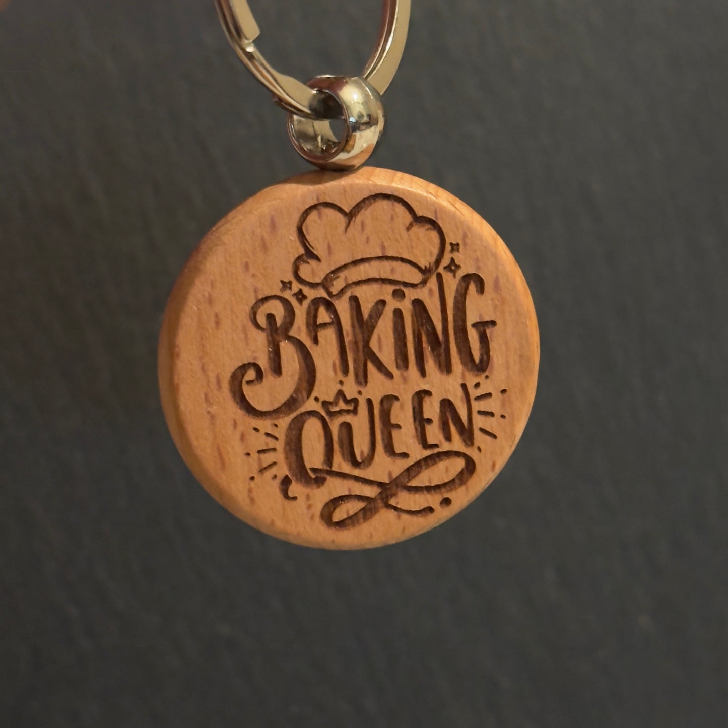 Engraved Wooden Keyring