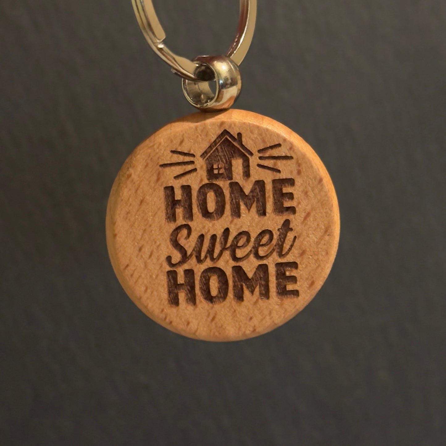 Engraved Wooden Keyring