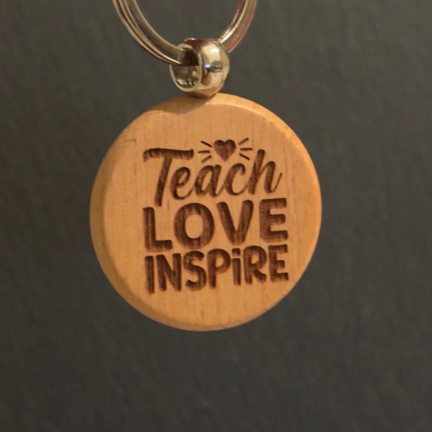 Engraved Wooden Keyring