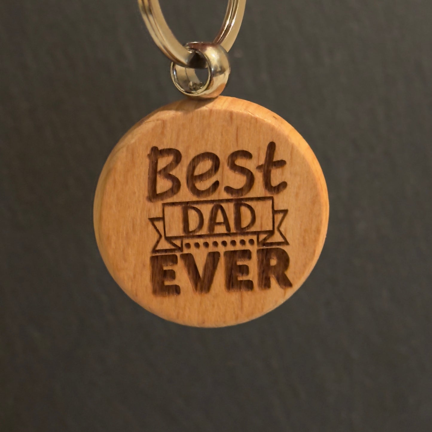 Engraved Wooden Keyring