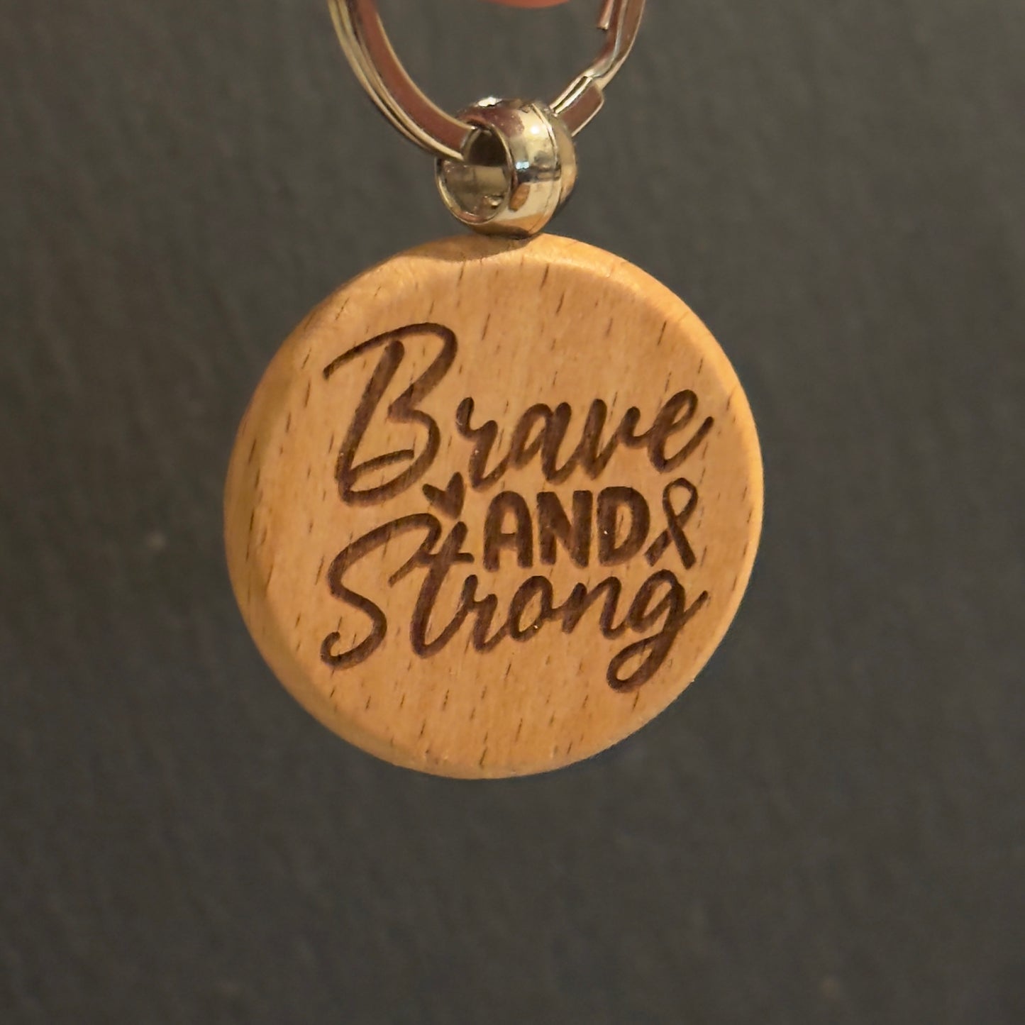 Engraved Wooden Keyring