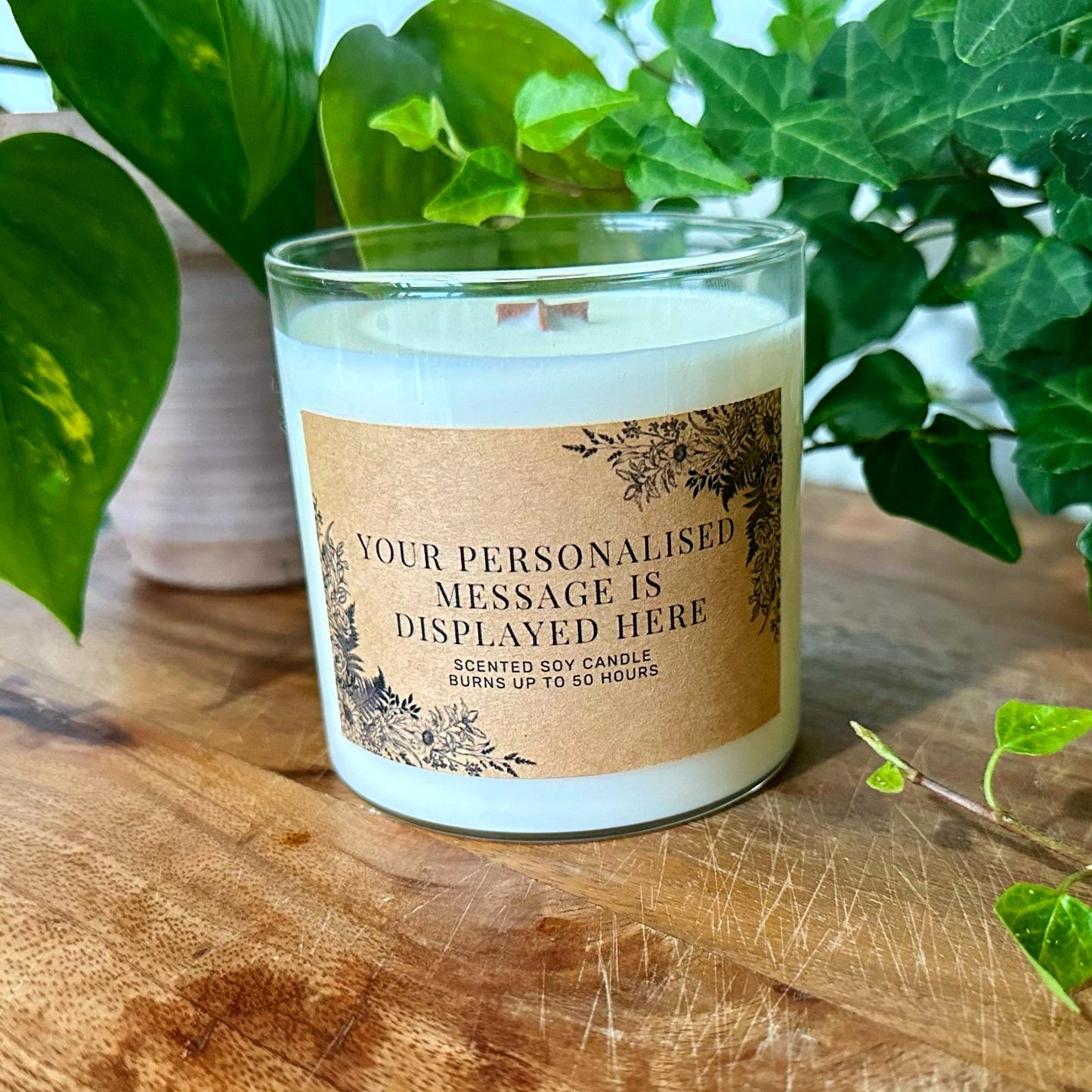 WOOD WICK SOY CANDLE - little infernoCandle