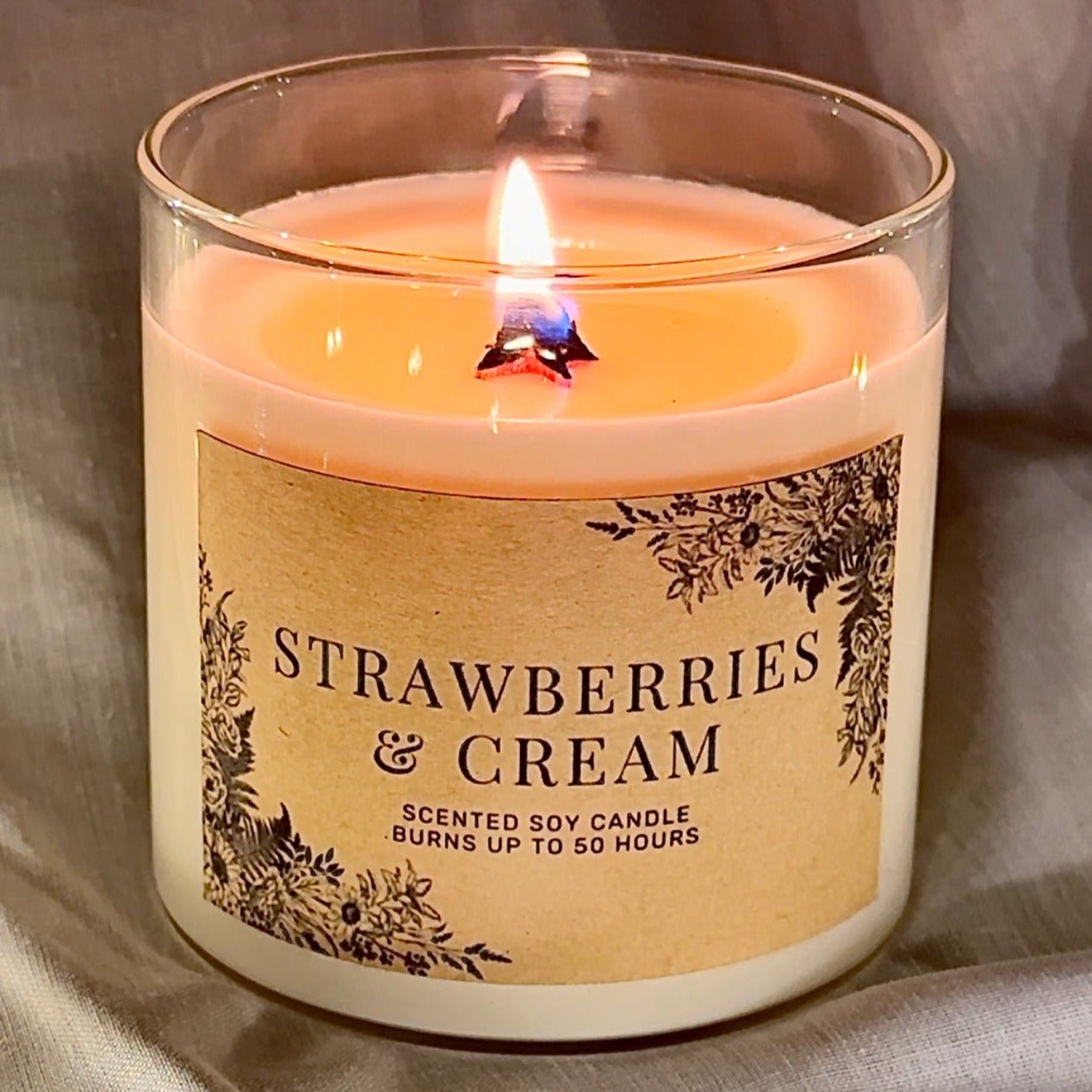 WOOD WICK SOY WAX CANDLE - little infernoCandle